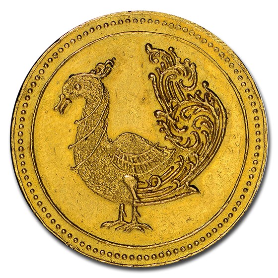 1905 Cambodia Gold Medal Hamsa Bird Sisowath I NGC UNC (Details) 1905 Cambodia Gold Medal Hamsa Bird Sisowath I NGC UNC (Details)
